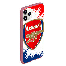 Чехол iPhone 11 Pro матовый ARSENAL, цвет: 3D-малиновый — фото 2