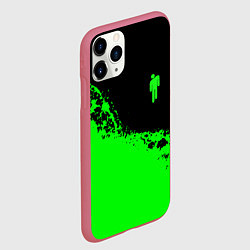 Чехол iPhone 11 Pro матовый Billie Eilish, цвет: 3D-малиновый — фото 2