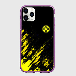 Чехол iPhone 11 Pro матовый BORUSSIA, цвет: 3D-фиолетовый