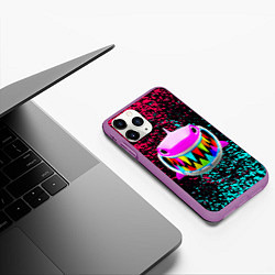 Чехол iPhone 11 Pro матовый 6IX9INE, цвет: 3D-фиолетовый — фото 2