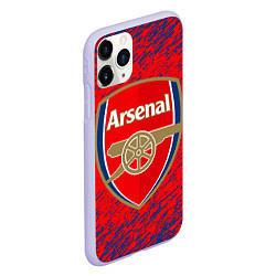 Чехол iPhone 11 Pro матовый ARSENAL, цвет: 3D-светло-сиреневый — фото 2