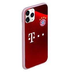 Чехол iPhone 11 Pro матовый BAYERN MUNCHEN, цвет: 3D-розовый — фото 2