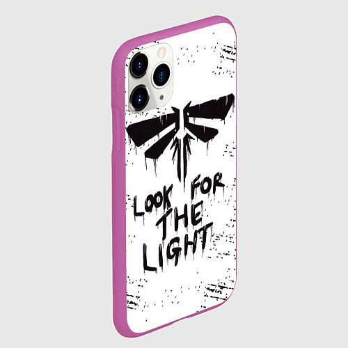 Чехол iPhone 11 Pro матовый THE LAST OF US / 3D-Фиолетовый – фото 2