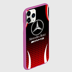 Чехол iPhone 11 Pro матовый Mercedes-Benz, цвет: 3D-фиолетовый — фото 2