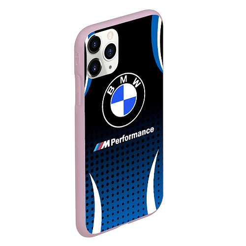 Чехол iPhone 11 Pro матовый BMW / 3D-Розовый – фото 2