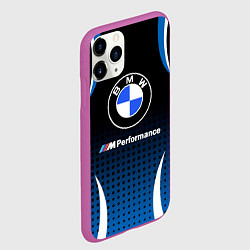 Чехол iPhone 11 Pro матовый BMW, цвет: 3D-фиолетовый — фото 2
