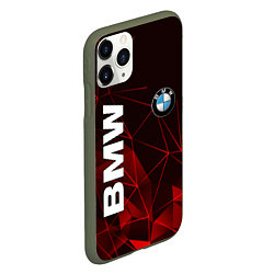 Чехол iPhone 11 Pro матовый BMW, цвет: 3D-темно-зеленый — фото 2