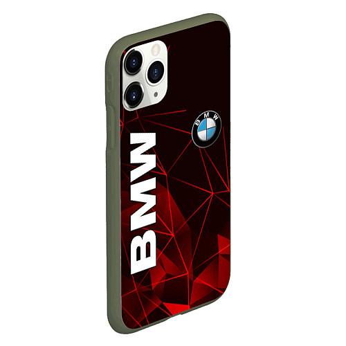 Чехол iPhone 11 Pro матовый BMW / 3D-Темно-зеленый – фото 2