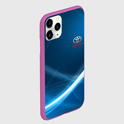 Чехол iPhone 11 Pro матовый TOYOTA, цвет: 3D-фиолетовый — фото 2