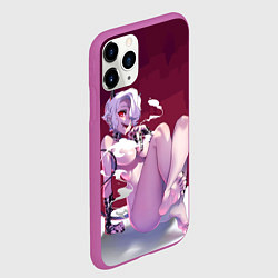 Чехол iPhone 11 Pro матовый ХЕЛЛТЕЙКЕР, цвет: 3D-фиолетовый — фото 2