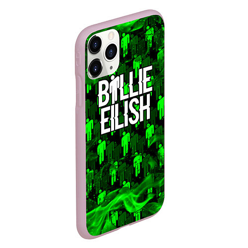 Чехол iPhone 11 Pro матовый BILLIE EILISH / 3D-Розовый – фото 2