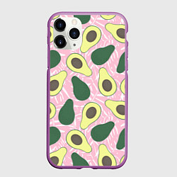 Чехол iPhone 11 Pro матовый Avocado, цвет: 3D-фиолетовый
