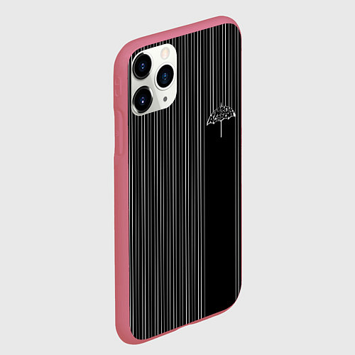 Чехол iPhone 11 Pro матовый The umbrella academy Z / 3D-Малиновый – фото 2