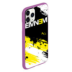 Чехол iPhone 11 Pro матовый Eminem, цвет: 3D-фиолетовый — фото 2