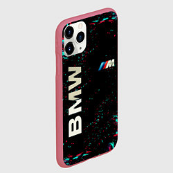 Чехол iPhone 11 Pro матовый BMW, цвет: 3D-малиновый — фото 2