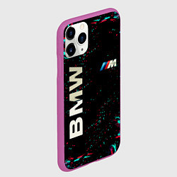 Чехол iPhone 11 Pro матовый BMW, цвет: 3D-фиолетовый — фото 2