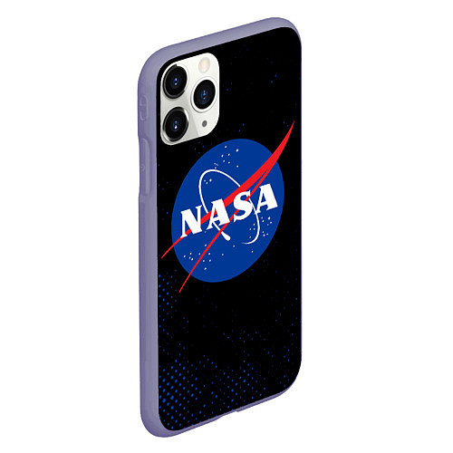 Чехол iPhone 11 Pro матовый NASA НАСА / 3D-Серый – фото 2