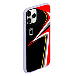 Чехол iPhone 11 Pro матовый Ювентус Униформа, цвет: 3D-светло-сиреневый — фото 2