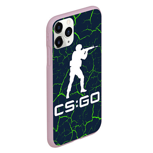 Чехол iPhone 11 Pro матовый CS GO КС ГО / 3D-Розовый – фото 2