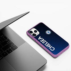 Чехол iPhone 11 Pro матовый CHELSEA, цвет: 3D-фиолетовый — фото 2