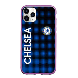 Чехол iPhone 11 Pro матовый CHELSEA, цвет: 3D-фиолетовый