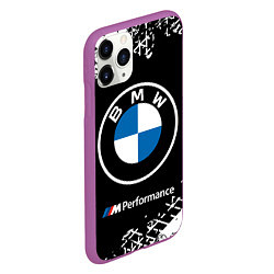 Чехол iPhone 11 Pro матовый BMW БМВ, цвет: 3D-фиолетовый — фото 2