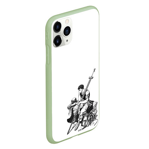 Чехол iPhone 11 Pro матовый Berserk / 3D-Салатовый – фото 2