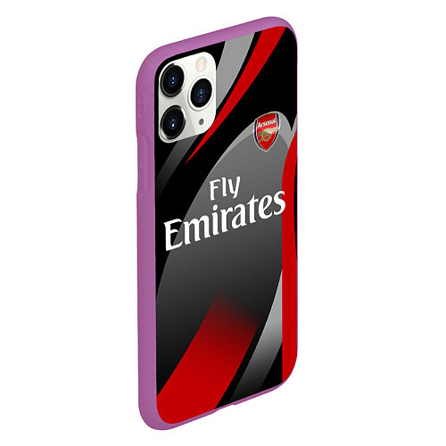 Чехол iPhone 11 Pro матовый ARSENAL UNIFORM / 3D-Фиолетовый – фото 2