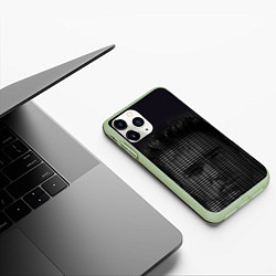 Чехол iPhone 11 Pro матовый As We Can Billy grey, цвет: 3D-салатовый — фото 2
