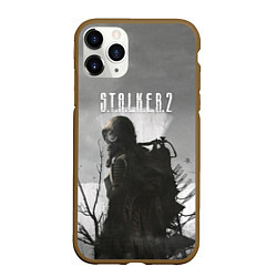 Чехол iPhone 11 Pro матовый STALKER 2, цвет: 3D-коричневый