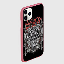 Чехол iPhone 11 Pro матовый Slayer, цвет: 3D-малиновый — фото 2