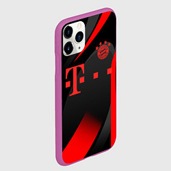 Чехол iPhone 11 Pro матовый FC Bayern Munchen, цвет: 3D-фиолетовый — фото 2