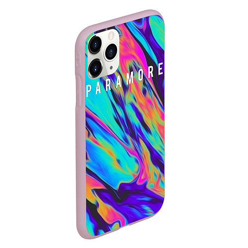 Чехол iPhone 11 Pro матовый PARAMORE / 3D-Розовый – фото 2