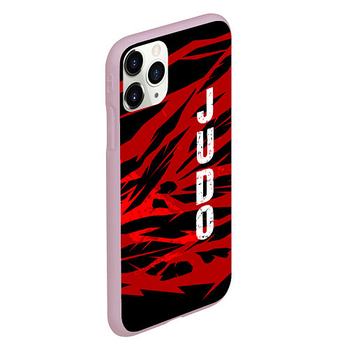 Чехол iPhone 11 Pro матовый Judo / 3D-Розовый – фото 2