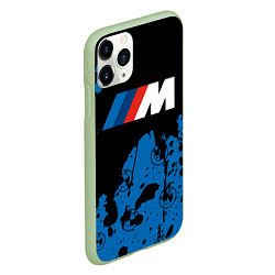 Чехол iPhone 11 Pro матовый BMW БМВ, цвет: 3D-салатовый — фото 2