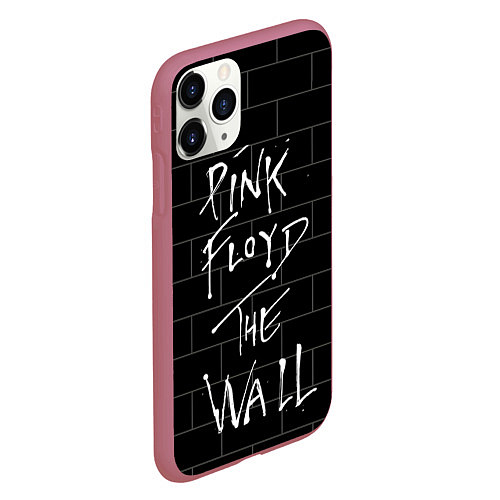 Чехол iPhone 11 Pro матовый PINK FLOYD / 3D-Малиновый – фото 2