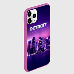 Чехол iPhone 11 Pro матовый Detroit Become Human S, цвет: 3D-фиолетовый — фото 2