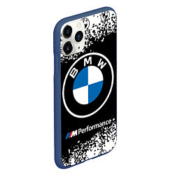 Чехол iPhone 11 Pro матовый BMW БМВ, цвет: 3D-тёмно-синий — фото 2