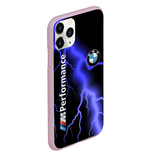 Чехол iPhone 11 Pro матовый BMW / 3D-Розовый – фото 2