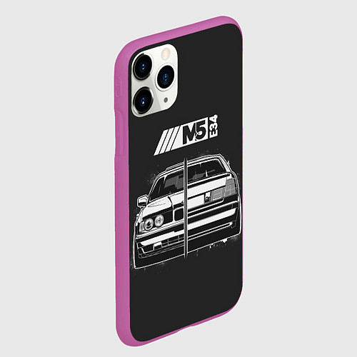 Чехол iPhone 11 Pro матовый BMW / 3D-Фиолетовый – фото 2