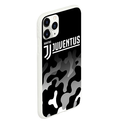 Чехол iPhone 11 Pro матовый JUVENTUS ЮВЕНТУС / 3D-Белый – фото 2