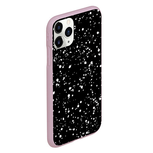 Чехол iPhone 11 Pro матовый Snow / 3D-Розовый – фото 2