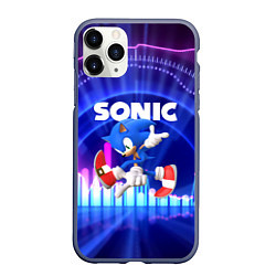 Чехол iPhone 11 Pro матовый SONIC СОНИК, цвет: 3D-серый