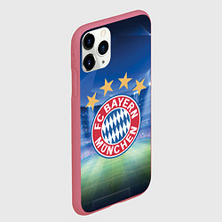 Чехол iPhone 11 Pro матовый Бавария Мюнхен, цвет: 3D-малиновый — фото 2