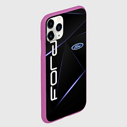 Чехол iPhone 11 Pro матовый FORD, цвет: 3D-фиолетовый — фото 2