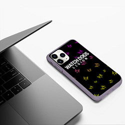 Чехол iPhone 11 Pro матовый WATCH DOGS LEGION ВОТЧ ДОГС, цвет: 3D-серый — фото 2