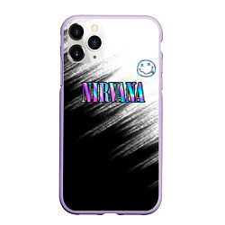 Чехол iPhone 11 Pro матовый Nirvana, цвет: 3D-светло-сиреневый