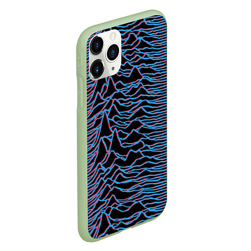 Чехол iPhone 11 Pro матовый JOY DIVISION / 3D-Салатовый – фото 2