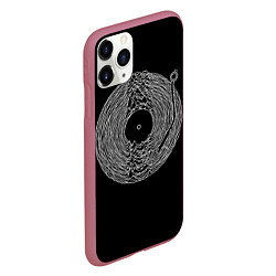 Чехол iPhone 11 Pro матовый JOY DIVISION, цвет: 3D-малиновый — фото 2