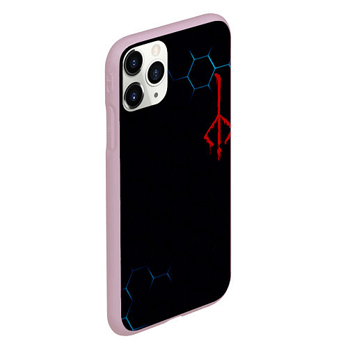 Чехол iPhone 11 Pro матовый DARK SOULS / 3D-Розовый – фото 2
